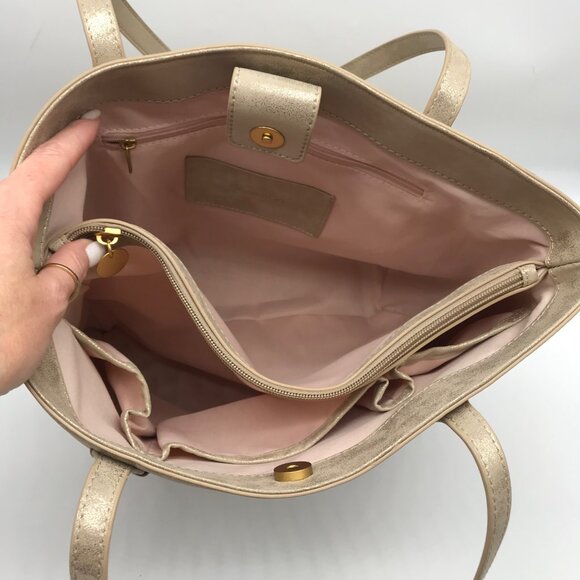 Style & Co Metallic Whipstitch Tote Bag - Picture 11 of 11